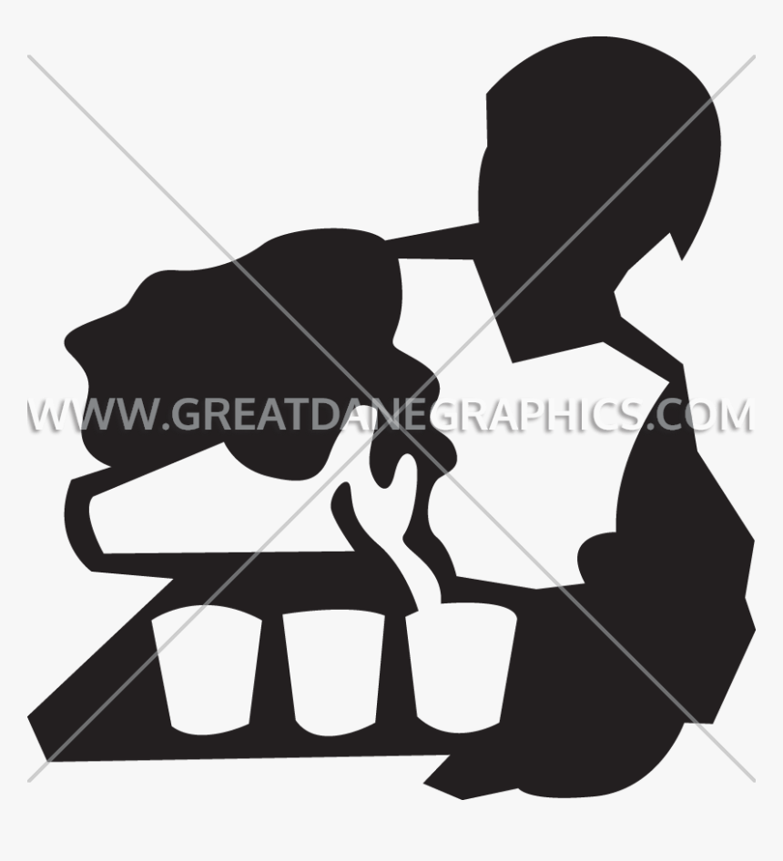 Bartender Vector Silhouette, HD Png Download, Free Download