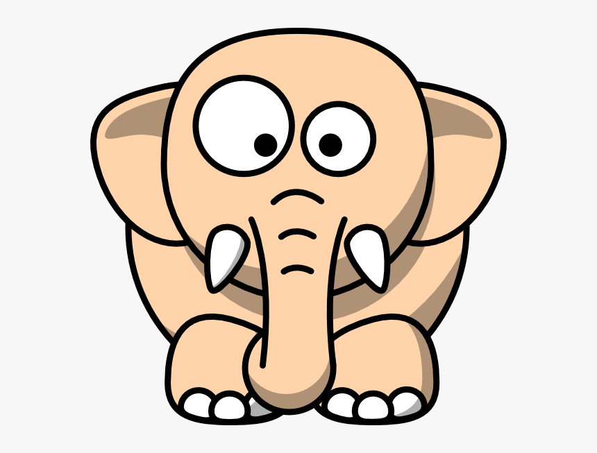 Elephant Black And White Easy, HD Png Download, Free Download