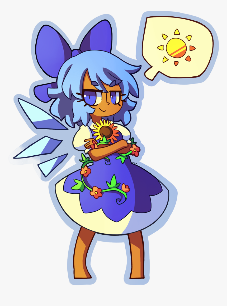 Cirno Got The Tan - Cirno Tan, HD Png Download, Free Download