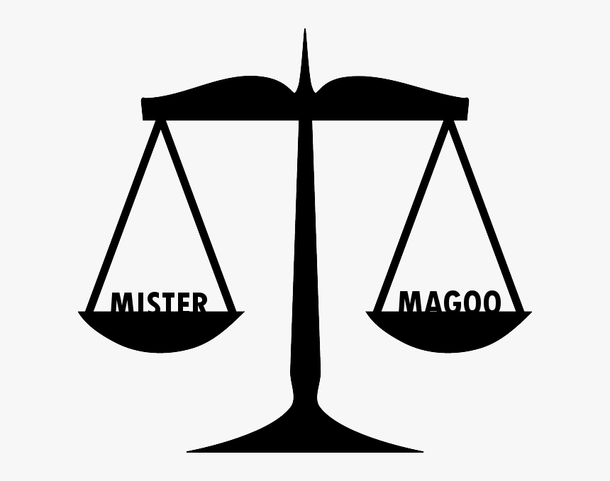 Mister Magoo Pizzas On Twitter , Png Download - Scales Of Justice Clip Art, Transparent Png, Free Download