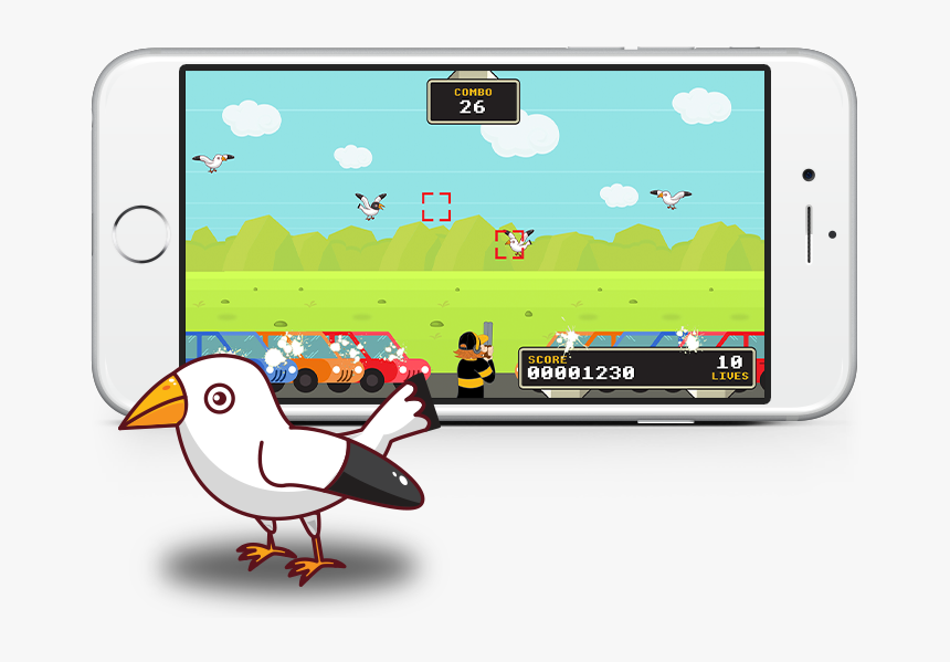 Hyper Seagull Skeet Shooting , Png Download - Smartphone, Transparent Png, Free Download