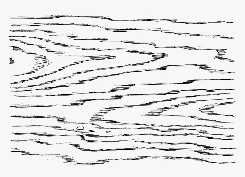 Wood Line Texture Dawing 2 1 - Drawing, HD Png Download, Free Download
