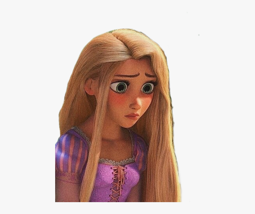 #rapunzel #disney #tangled #sad - Disney Rapunzel Sad Princess, HD Png Download, Free Download