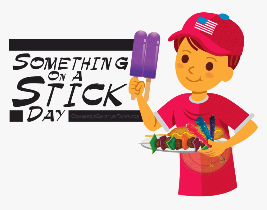 Something On A Stick Day Clipart , Png Download - National Something On A Stick Day 2018, Transparent Png, Free Download