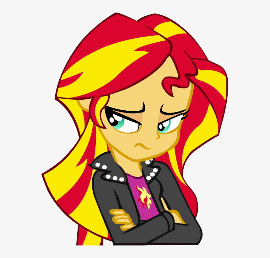 Transparent Sun Set Png - Sunset Shimmer Sad, Png Download, Free Download