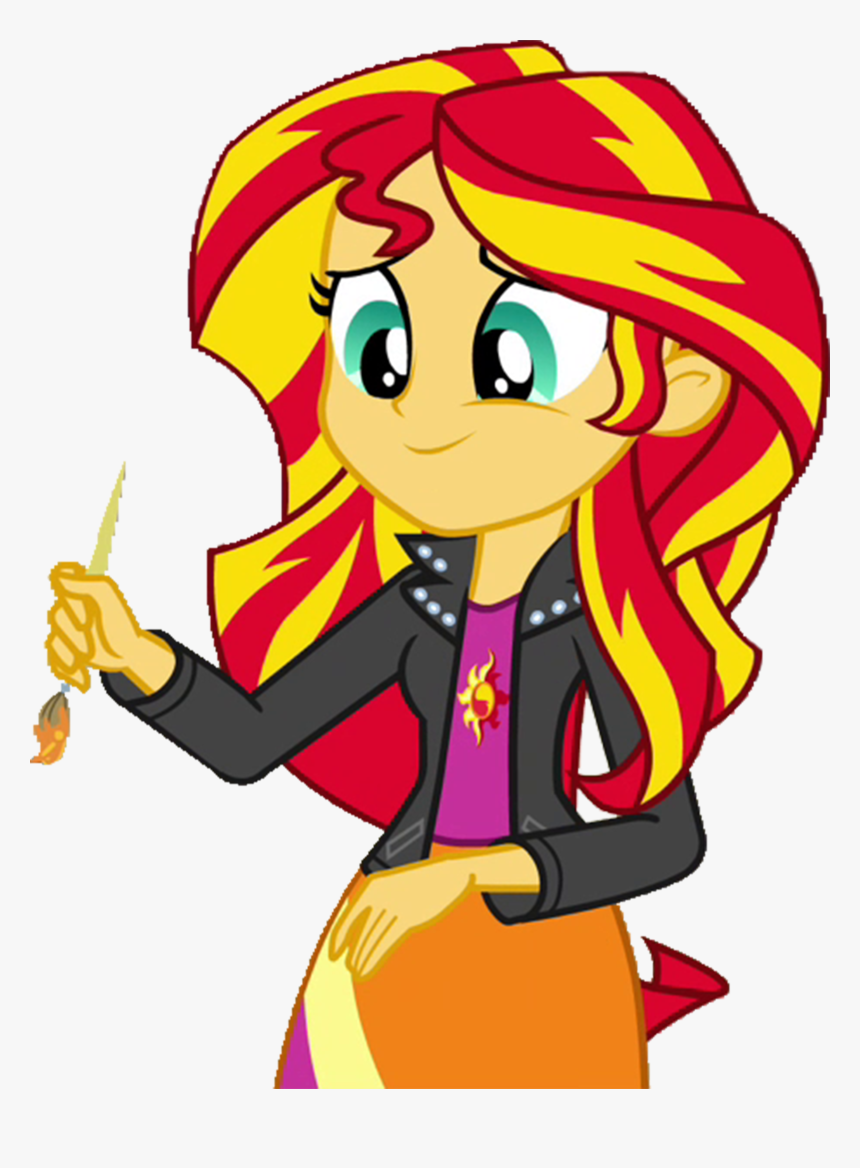 Sunset Shimmer Vector By Ytpinkiepie2 - Mlp Eg Sunset Shimmer Cute, HD Png Download, Free Download