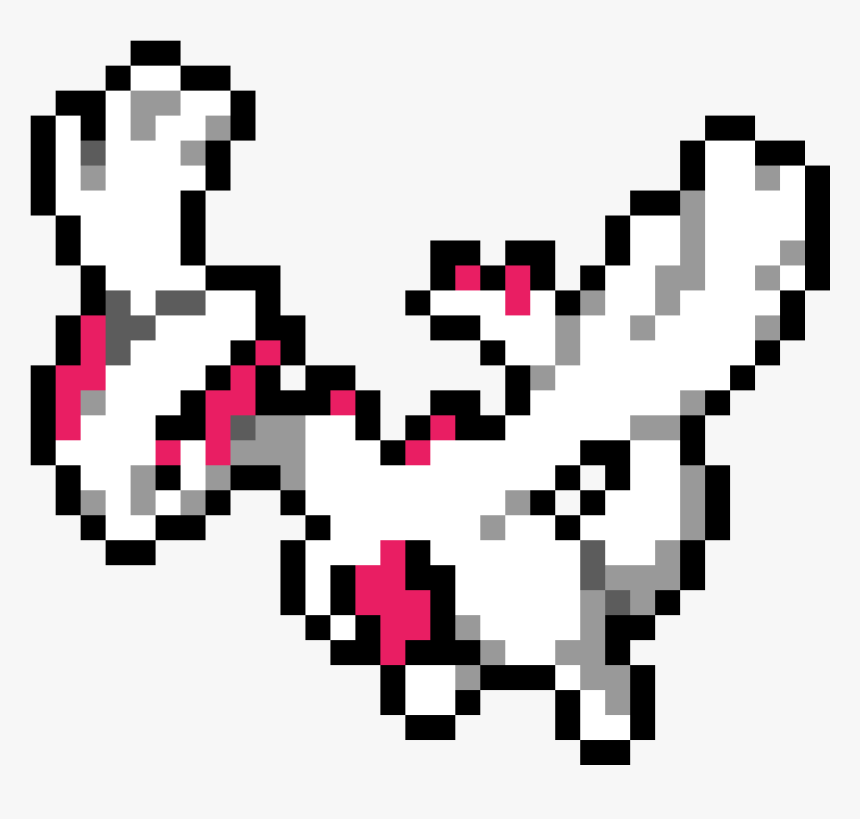 Pixel Art Pokemon Lugia , Png Download - Lugia Pixel Art, Transparent Png, Free Download