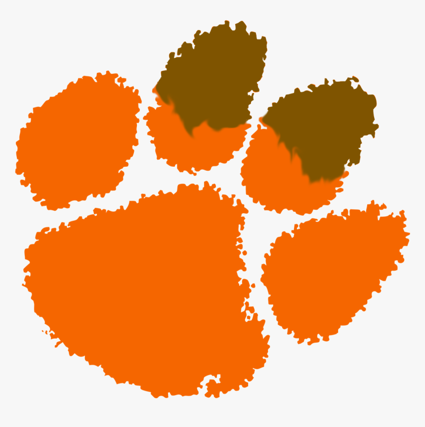 Clemson Logo Png Clipart , Png Download - Clemson Tiger Paw, Transparent Png, Free Download