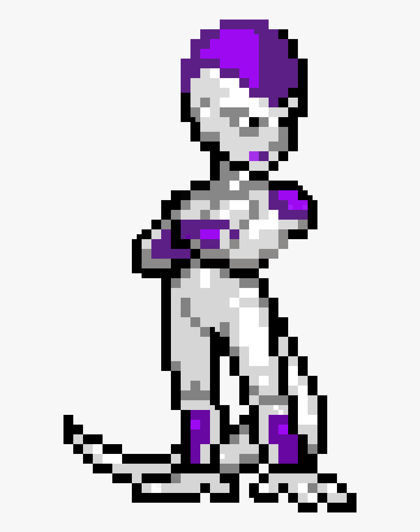 Freeza Pixel Art Png, Transparent Png, Free Download