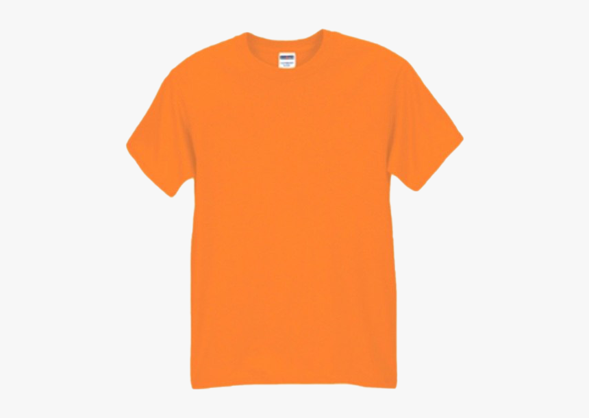 Plain Orange T-shirt Png Pic - Plain Orange T Shirt Png, Transparent Png, Free Download