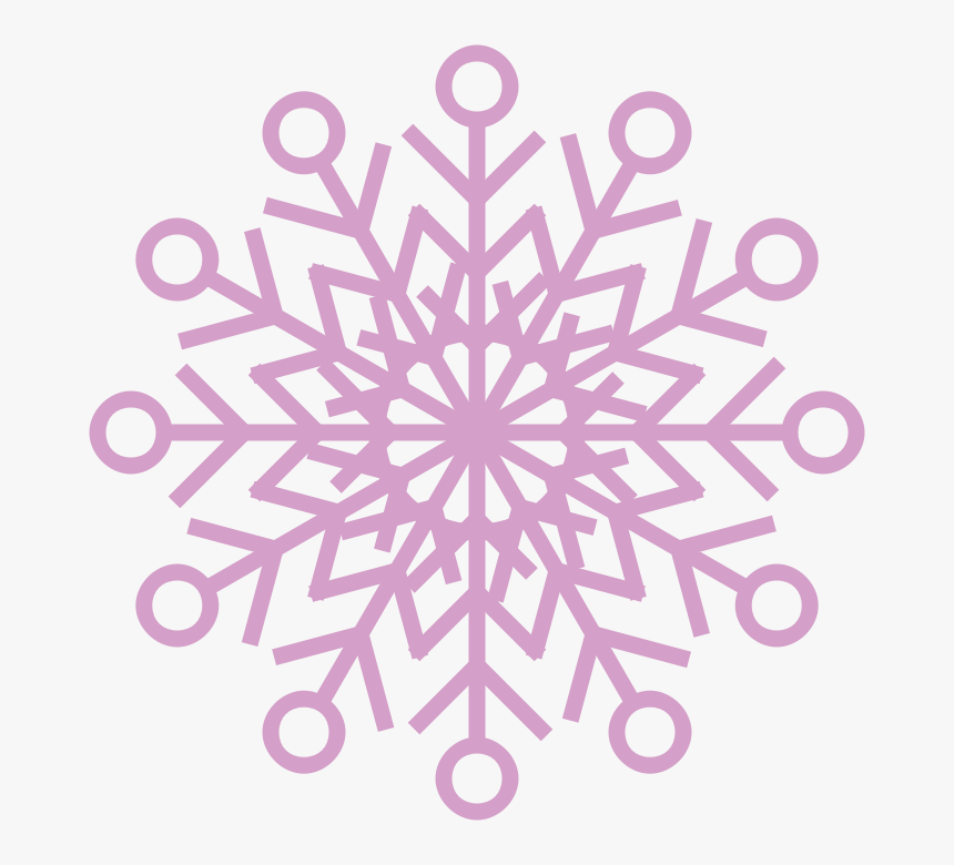 Pink Snowflake Clipart Clip Art Black And White Clipart - Red Glitter Snowflake Clipart, HD Png Download, Free Download
