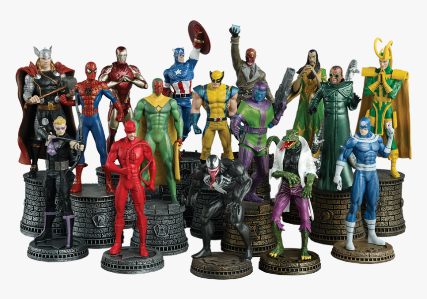 Strategist Checkers - Marvel Heroes Chess Set, HD Png Download, Free Download