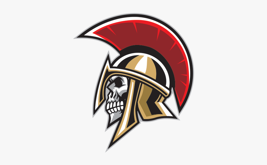 Skull With Helmet Png - Skull, Transparent Png, Free Download