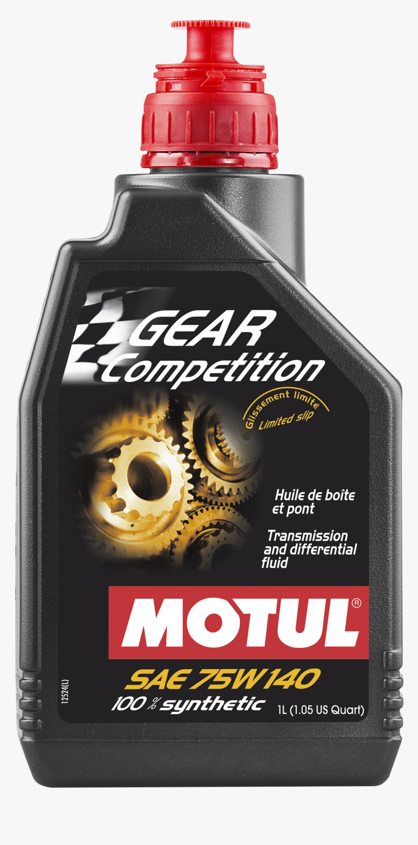 Motul Gear Competition 75w-140 1 L , Png Download - Motul Competition Gear Oil 75w140, Transparent Png, Free Download