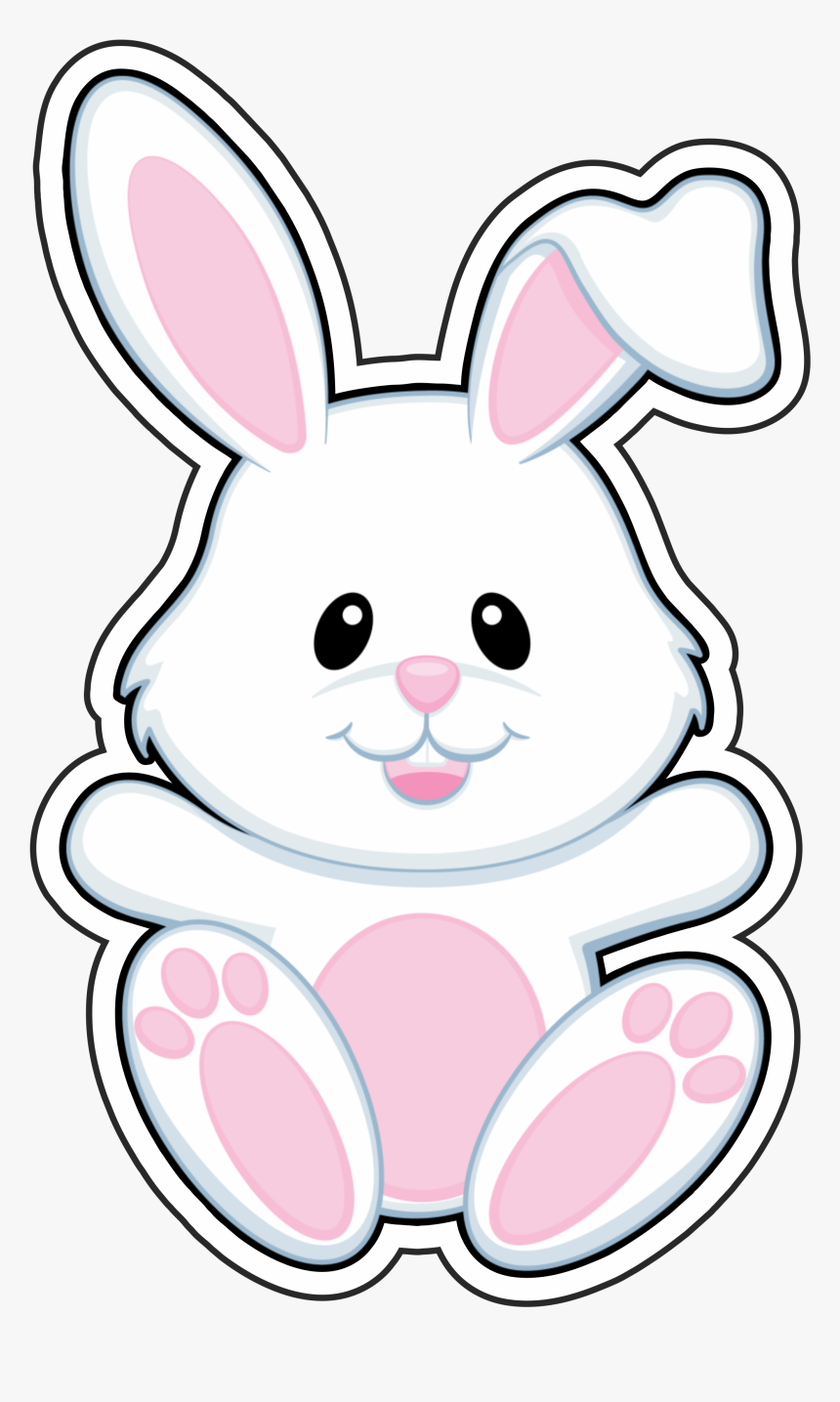 Coelhinho Da Páscoa Png - Cute Easter Bunny Clipart, Transparent Png