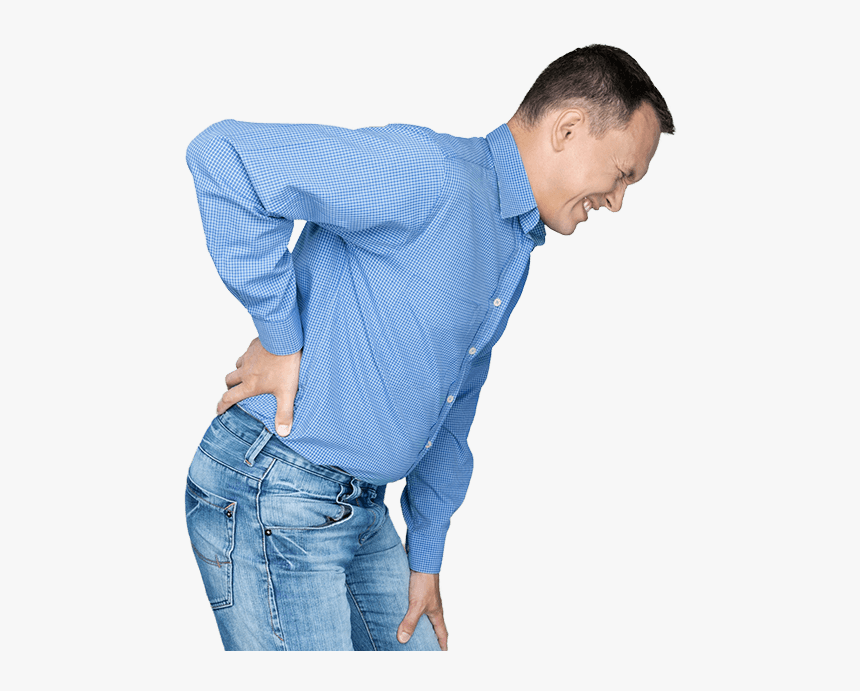 Man With Low Back Pain - Back Pain, HD Png Download, Free Download