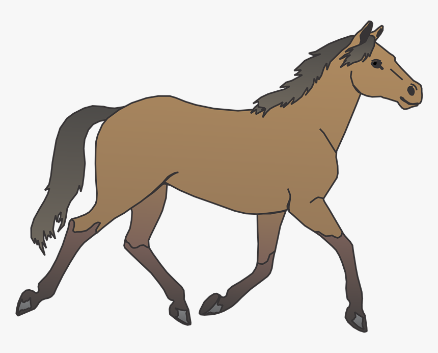 Caballos Animados Png - Horse Clipart Transparent Background, Png Download  - kindpng