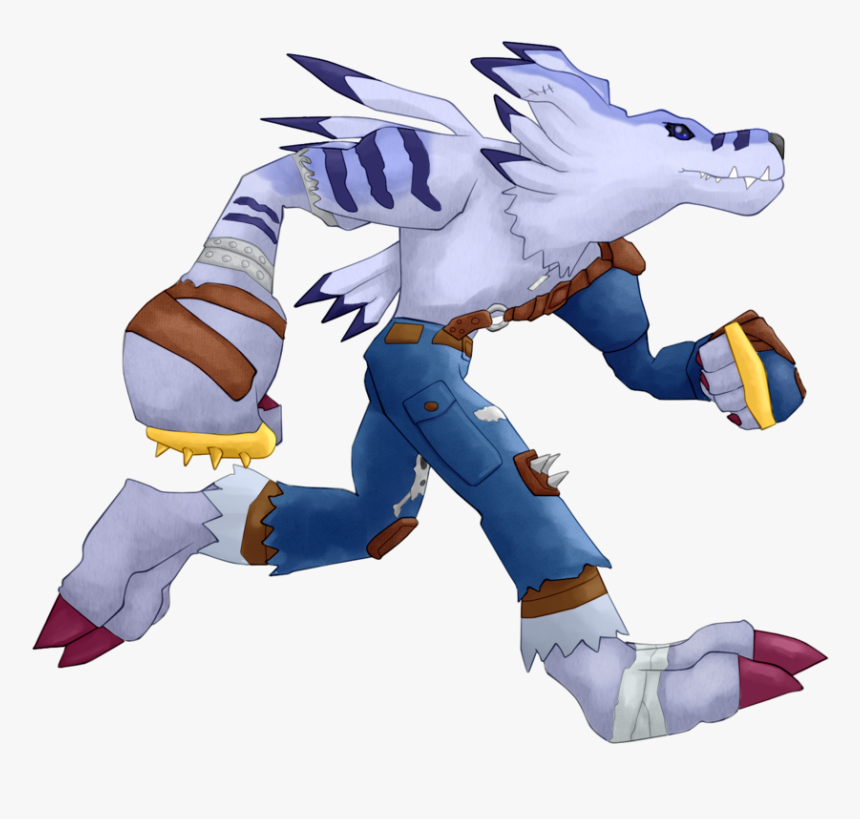 Weregarurumon The Werewolf By Raysaber - Weregarurumon Dmo, HD Png Download, Free Download