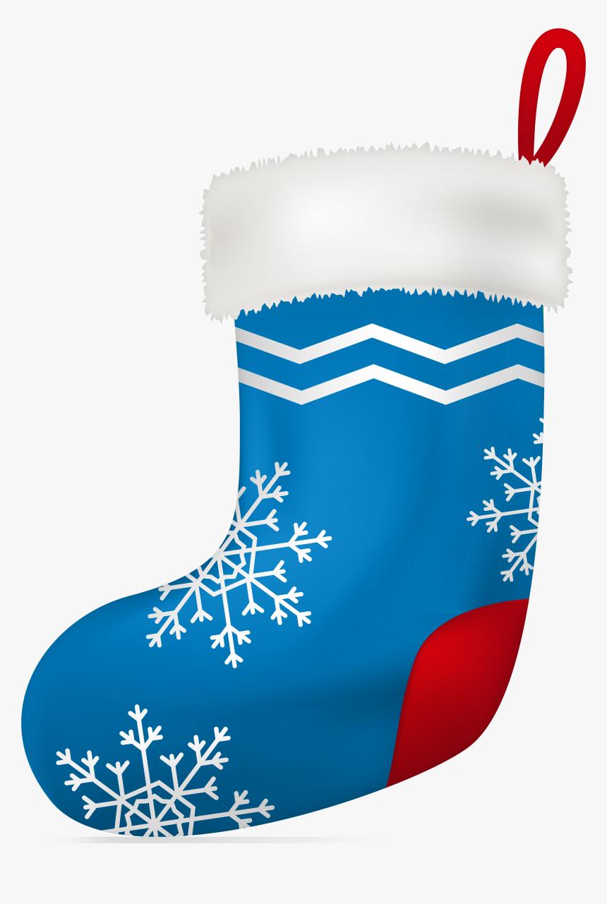 Transparent Christmas Stocking Clipart Black And White - Green Christmas Socks Clipart, HD Png Download, Free Download