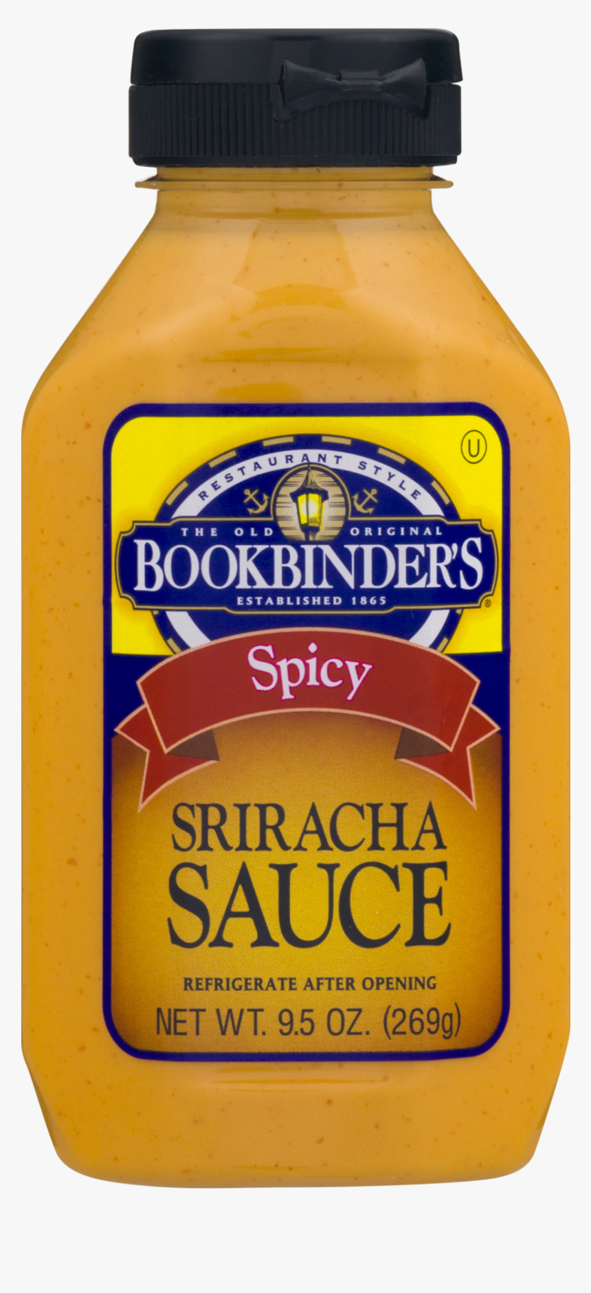 Transparent Sriracha Bottle Png - Bookbinders Horseradish Mustard, Png Download, Free Download