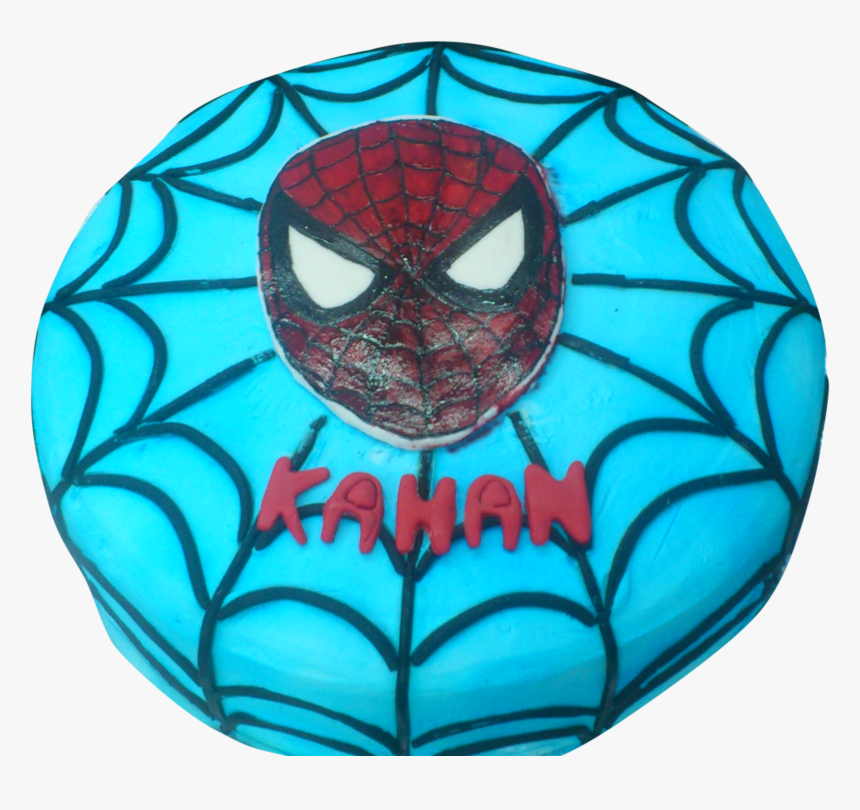 Spider Man Face Cake Barbie Doll Cake Pink & White - Spiderman Birthday Cake 1kg, HD Png Download, Free Download