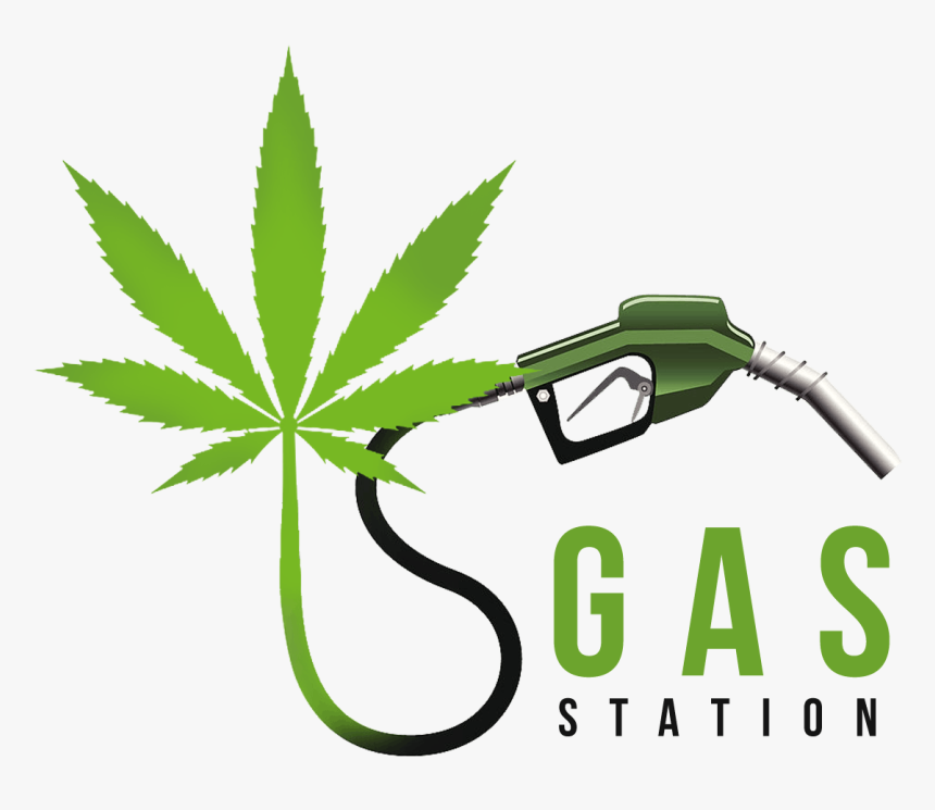 The Gas Station - Cannabis Leaf 3d Model, HD Png Download, Free Download