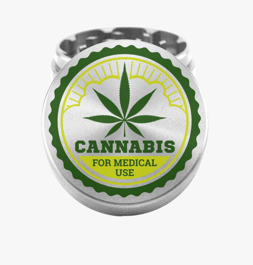 Medical Use Cannabis Leaf Grinder - Emblem, HD Png Download, Free Download