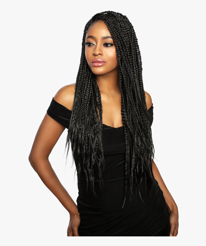 Afri Naptural Braids Afri Naptural - Girl, HD Png Download, Free Download