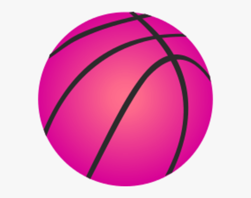 Bola De Basquetebol Desenho Clipart , Png Download - Pink Basketball Transparent Background, Png Download, Free Download