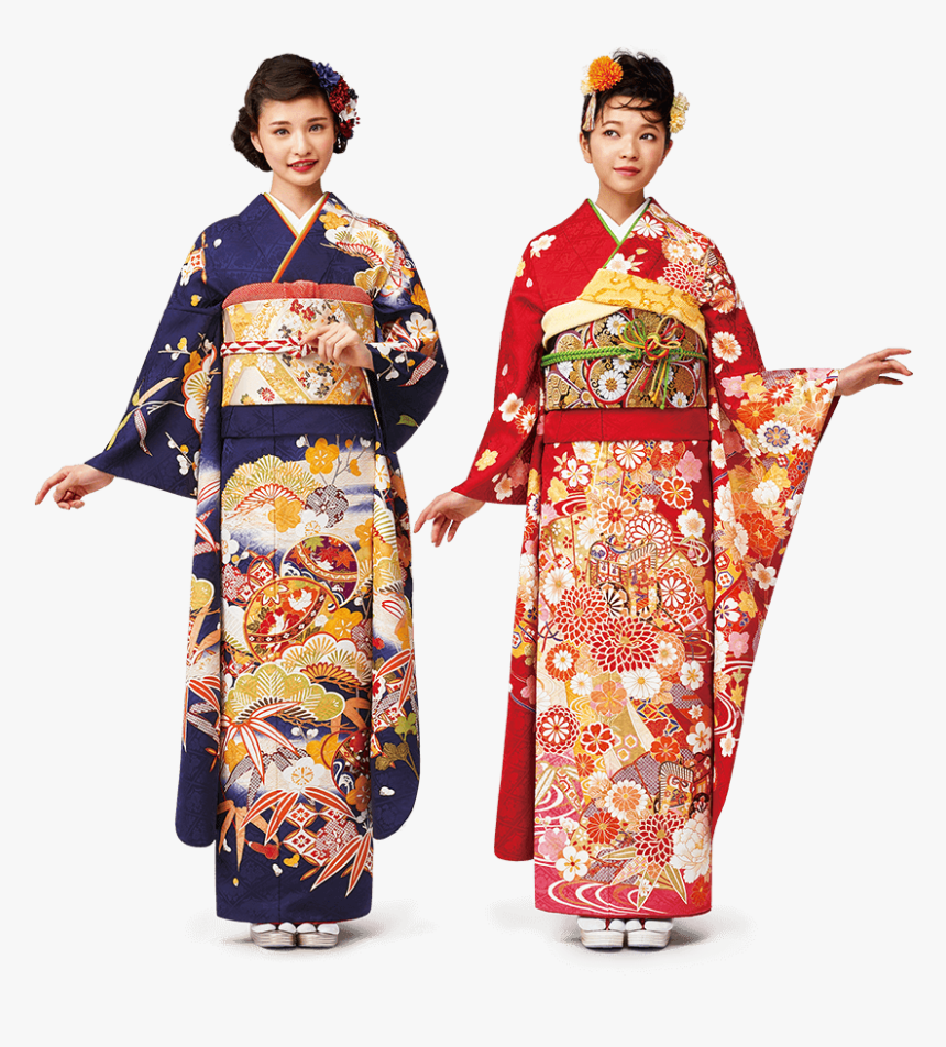 Kimono Png - 振袖 伊勢丹, Transparent Png, Free Download