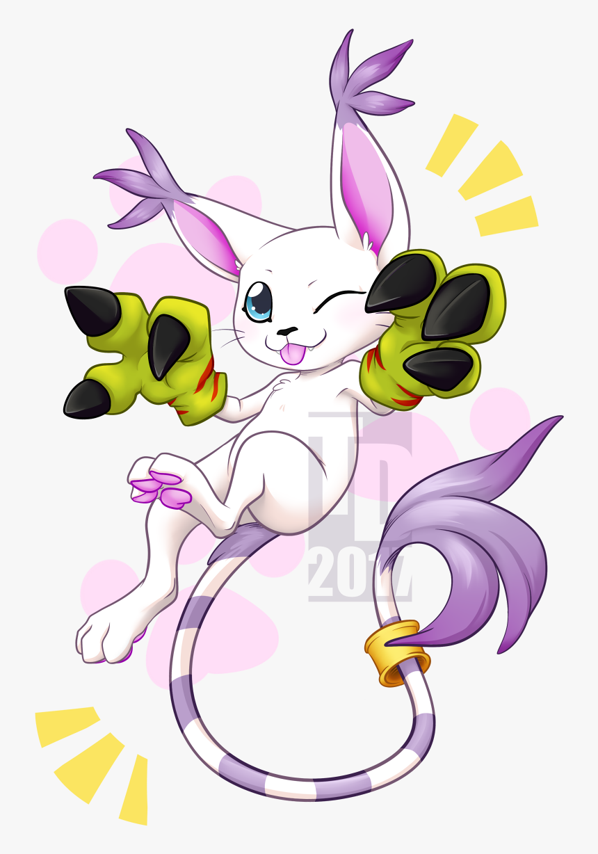 Cutie Kitty Gatomon - Cartoon, HD Png Download, Free Download