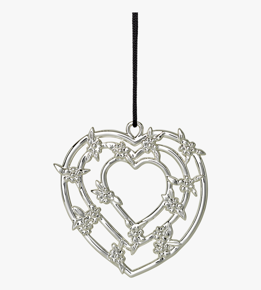 Heart Garland H7 Silver Plated Karen Blixen - Rosendahl Juleophæng, HD Png Download, Free Download