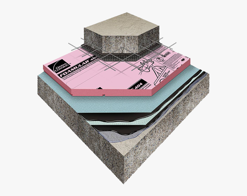Transparent Concrete Slab Png - Insulated Concrete Slab On Deck, Png Download, Free Download