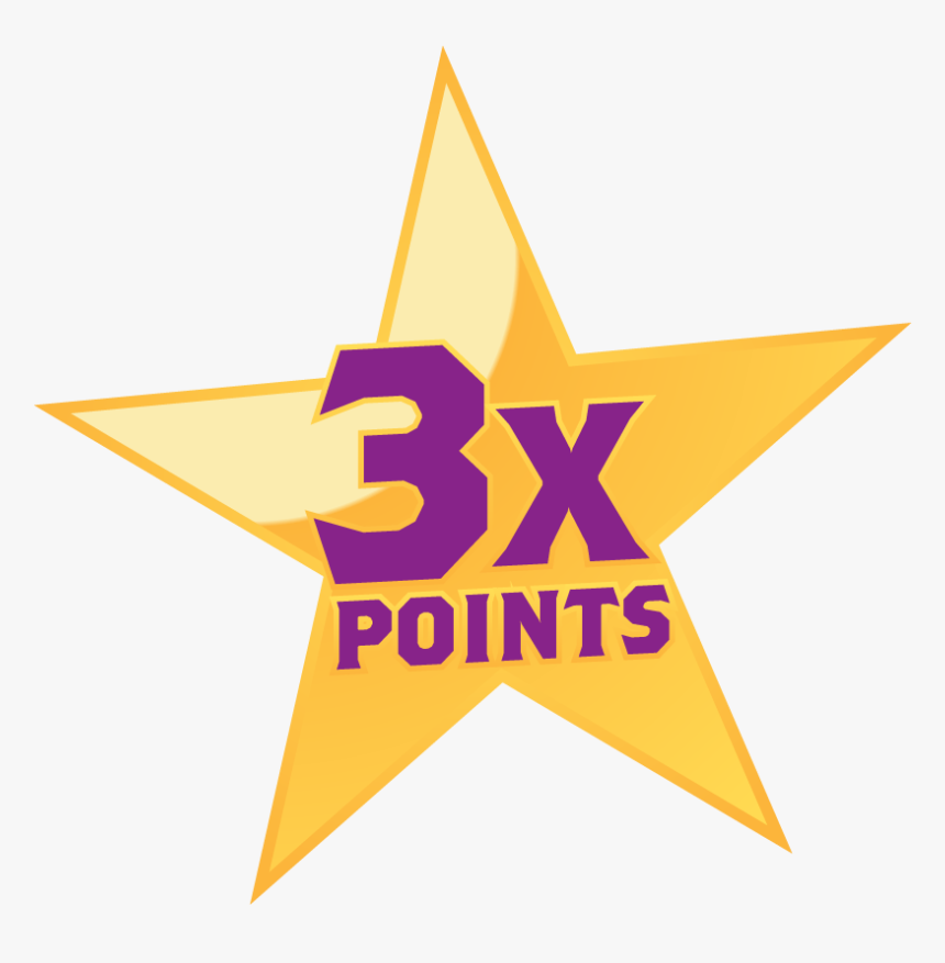 4x For Gold Stars - Star Point Reward Png, Transparent Png, Free Download