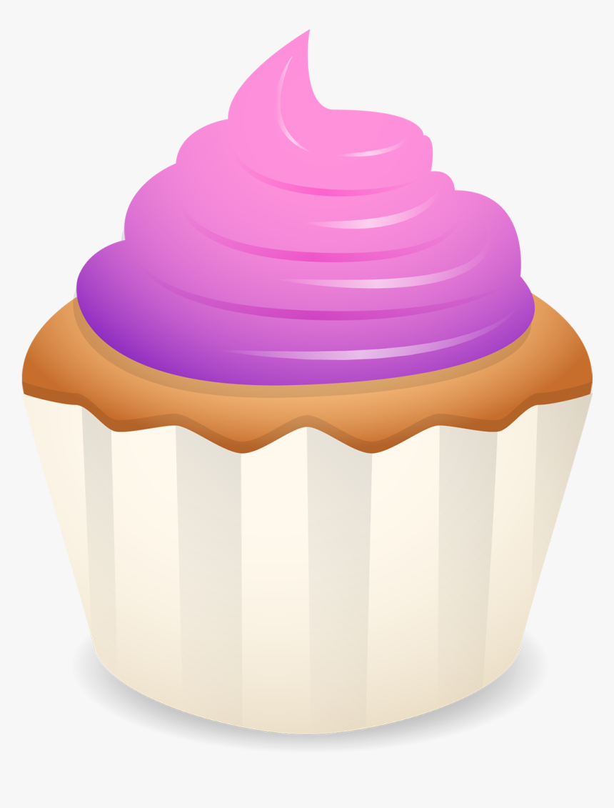Cupcake Buttercream Purple - Buttercream, HD Png Download, Free Download