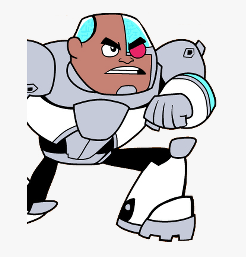 Lucio Drawing Coloring Page - Cyborg Cartoon Teen Titans Go, HD Png Download, Free Download