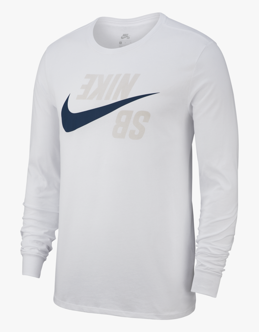 Nike Sb Backwards Longsleeve Tee - Long-sleeved T-shirt, HD Png Download, Free Download