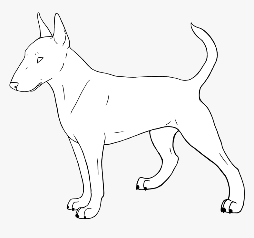 Bull Terrier Staffordshire Bull Terrier Bulldog Line - Bull Terrier (miniature), HD Png Download, Free Download