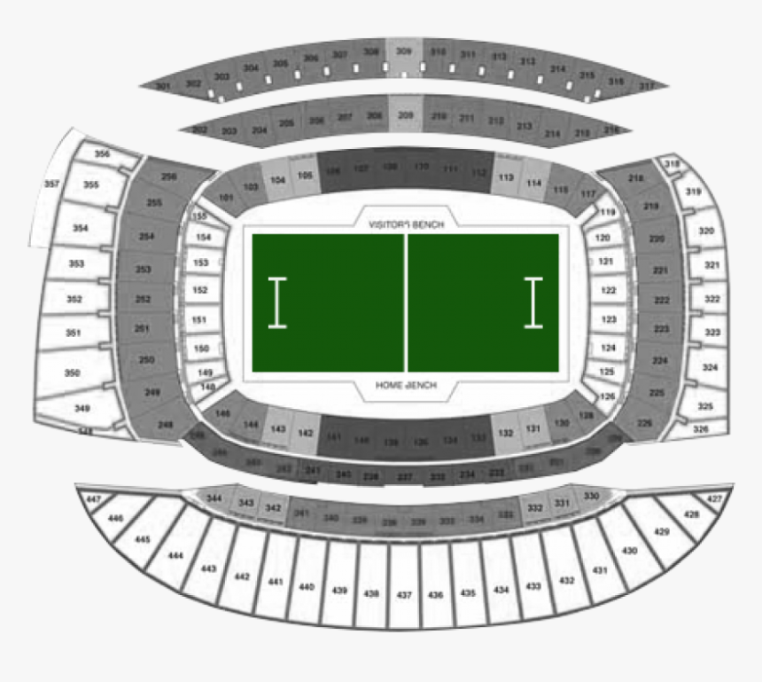 Soldier Field Is An American Football Stadium On The - Row 1 Seat 1 Section 237 Soldier Field, HD Png Download, Free Download