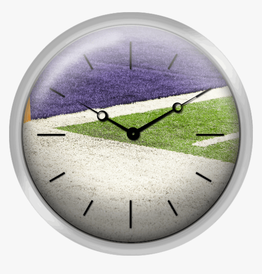 Goal Line Marker On American Football Field - Wall Clock, HD Png Download, Free Download