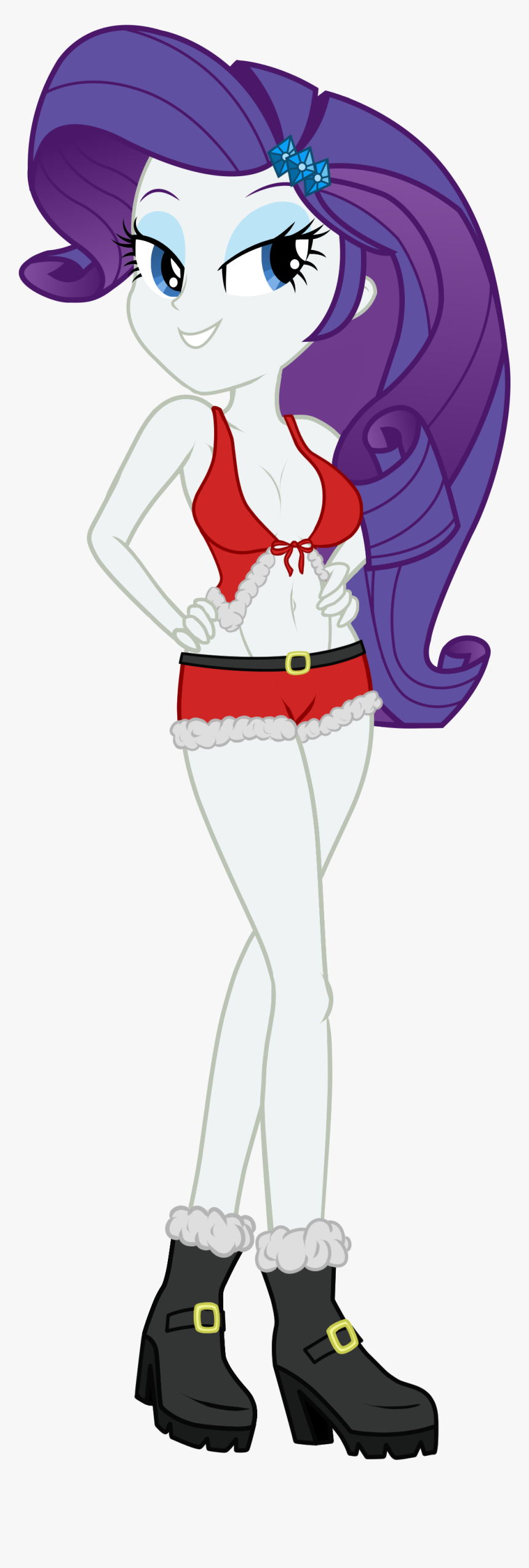 Dirty Mike, Belly Button, Boots, Breasts, Busty Rarity, - Mlp Eg Legend Of Everfree Rarity, HD Png Download, Free Download