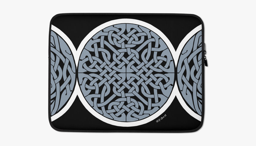 Original Art Laptop Sleeve With Triple Moon Design - Circle, HD Png Download, Free Download