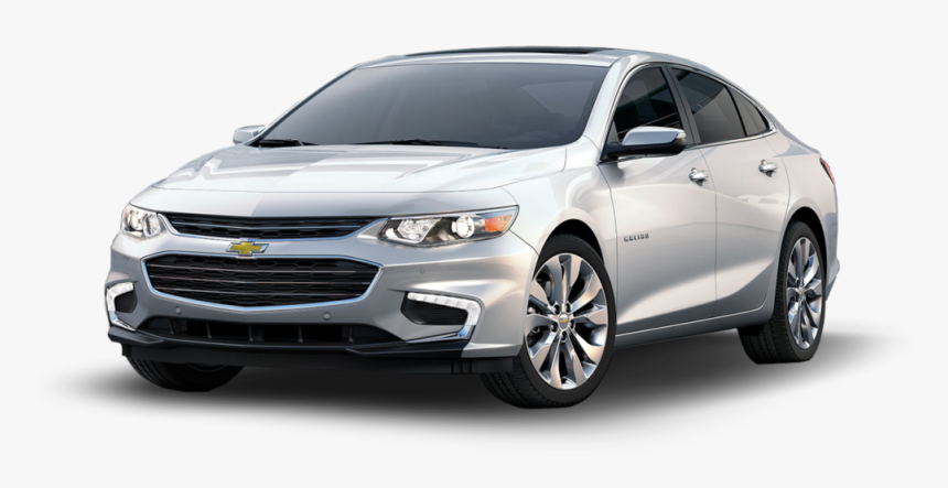 Silver Used Chevrolet Malibu Angled Left - Silver Chevy Malibu 2018, HD Png Download, Free Download