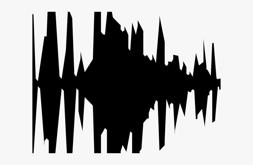Sound Wave Clipart Black And White - Music, HD Png Download, Free Download
