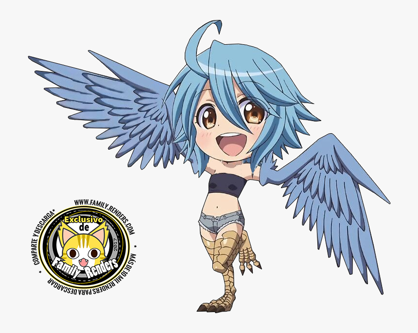 Render Monster Musume No Iru Nichijou - Monster Musume Chibi, HD Png Download, Free Download