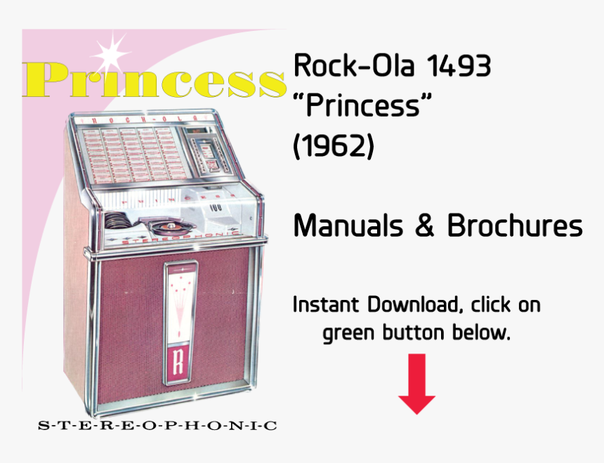 Rock Ola Princess Royal Jukebox, HD Png Download, Free Download