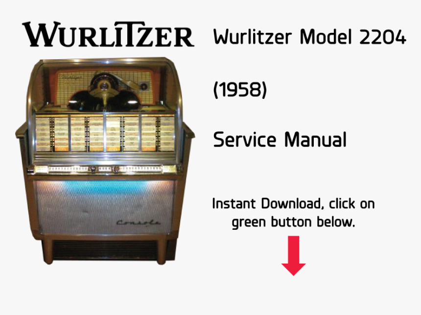 Transparent Jukebox Png - Wurlitzer, Png Download, Free Download