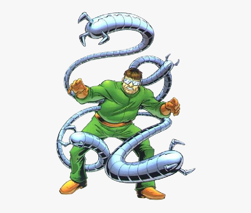 Marvel Villain Clipart - Doc Ock Spiderman Cartoon, HD Png Download - kindpng Marvel Villain Clipart - Doc Ock Spiderman Cartoon, HD Png Download - kindpng