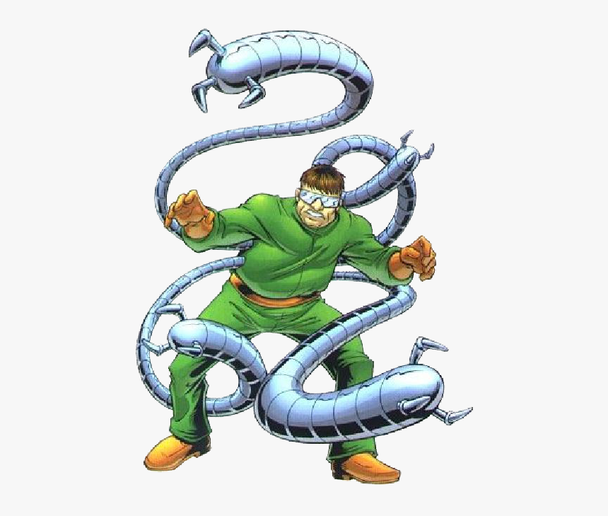 Marvel Villain Clipart - Doc Ock Spiderman Cartoon, HD Png Download, Free Download