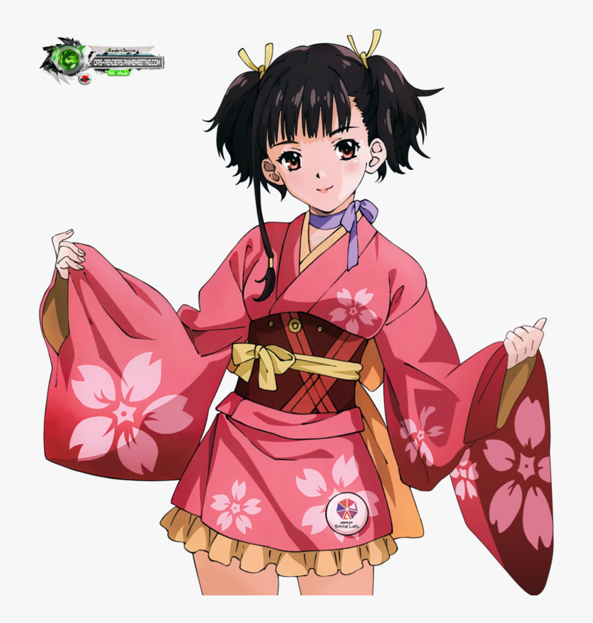 Kagome Higurashi Kimono - Mumei Yukata, HD Png Download, Free Download